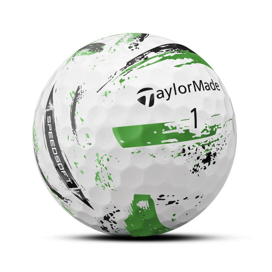 TaylorMade 2024 SpeedSoft Golf Balls 12 Pack- Green