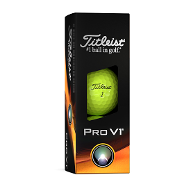 Titleist Pro V1 Yellow Sleeve 2023