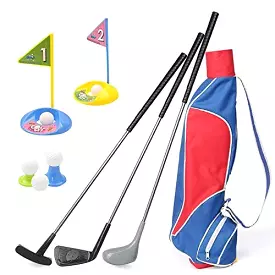 Toy Golf Clubs - Kids Golf Clubs 15 Piece Set - Kid Golf Set