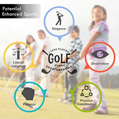 Toy Golf Clubs - Kids Golf Clubs 15 Piece Set - Kid Golf Set