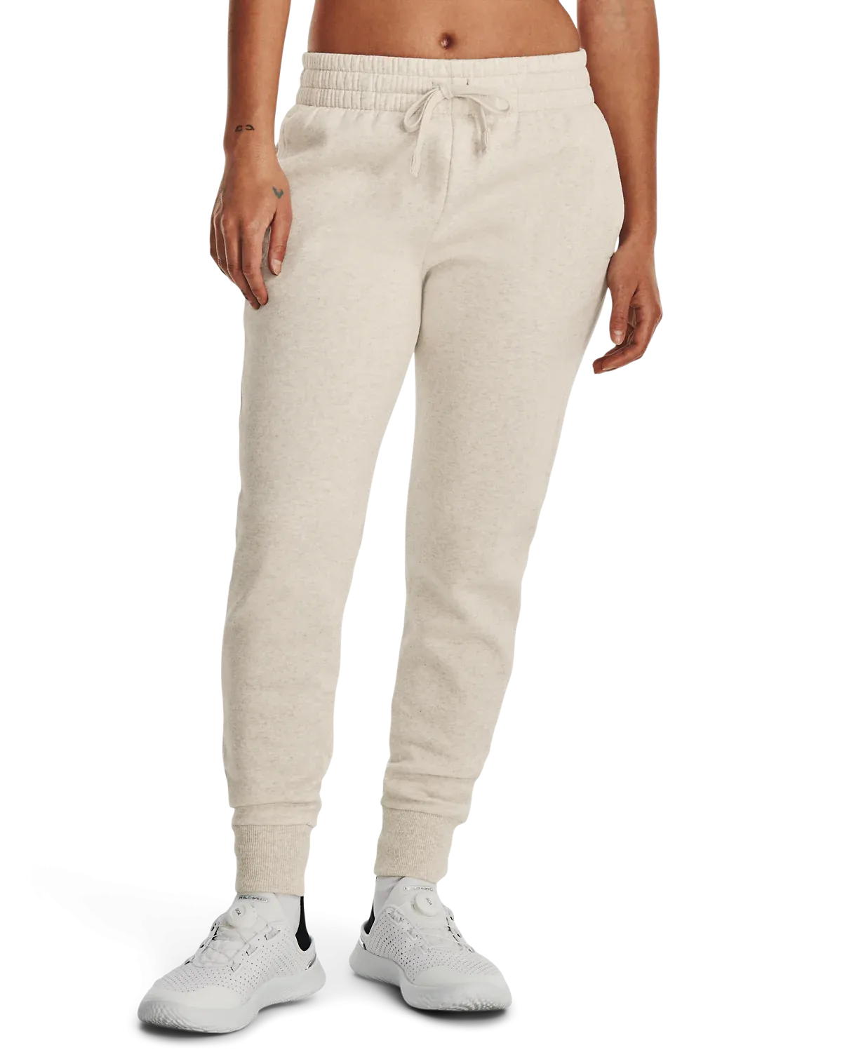 UA Rival Fleece Jogger W - Light Beige