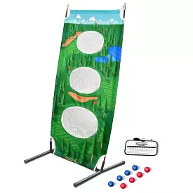 Vertical Backyard Golf Game | Golf Cornhole Chipping