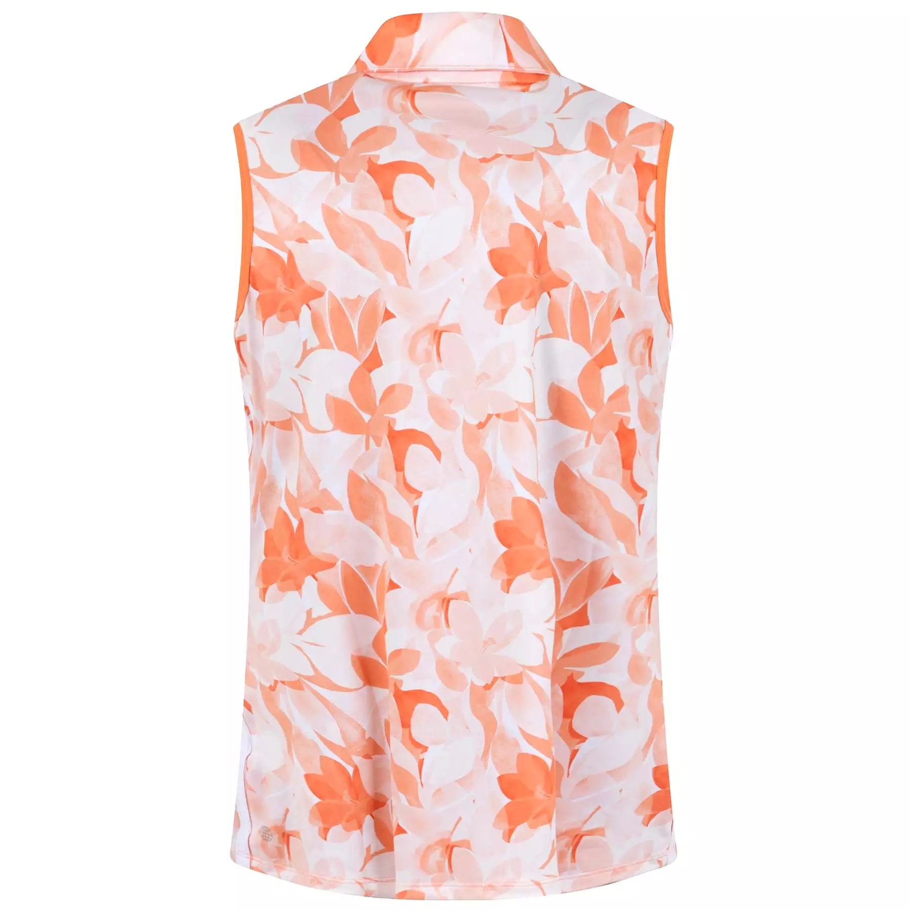 Womens Our Fairway Floral SL Polo Coral Fusion - SS23